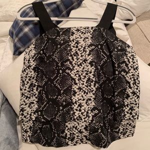 Snake Printed Top